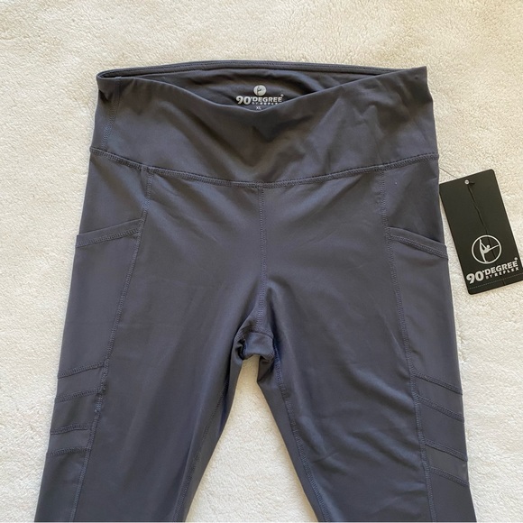 90 Degree Prove Them Wrong Cropped Mesh Leggings - Picture 4 of 10